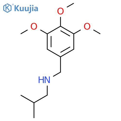 (2-Methylpropyl)[(3,4,5-trimethoxyphenyl)methyl]amine structure