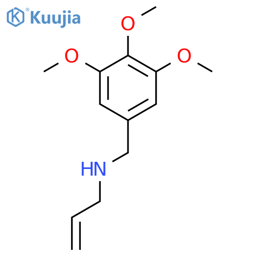 (Prop-2-en-1-yl)[(3,4,5-trimethoxyphenyl)methyl]amine structure