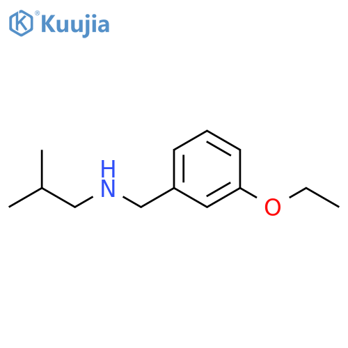 (3-ethoxyphenyl)methyl(2-methylpropyl)amine structure