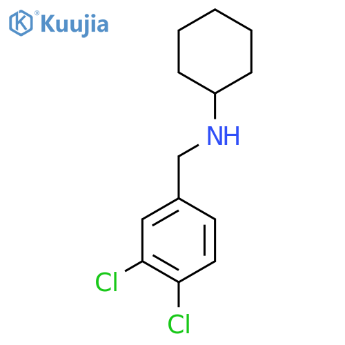 N-[(3,4-Dichlorophenyl)methyl]cyclohexanamine structure