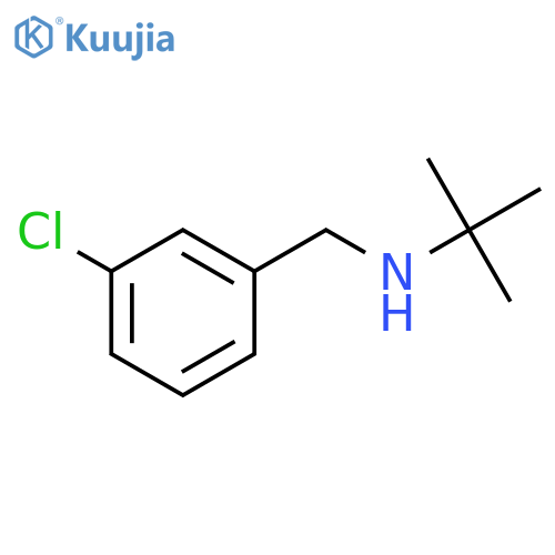 tert-butyl(3-chlorophenyl)methylamine structure