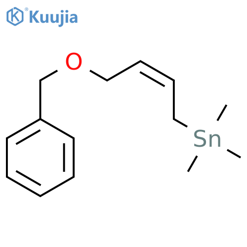 Stannane, trimethyl[4-(phenylmethoxy)-2-butenyl]-, (Z)- structure