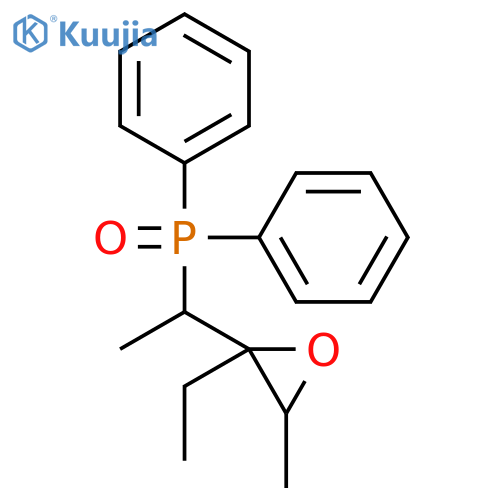 Phosphine oxide, [1-(2-ethyl-3-methyloxiranyl)ethyl]diphenyl- structure