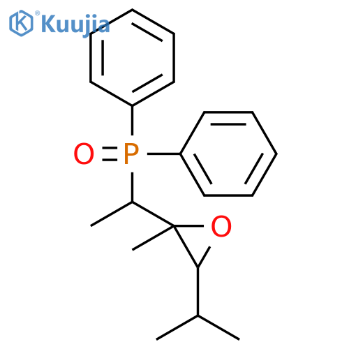 Phosphine oxide, [1-[2-methyl-3-(1-methylethyl)oxiranyl]ethyl]diphenyl- structure