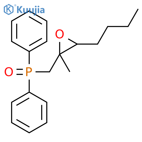 Phosphine oxide, [(3-butyl-2-methyloxiranyl)methyl]diphenyl- structure