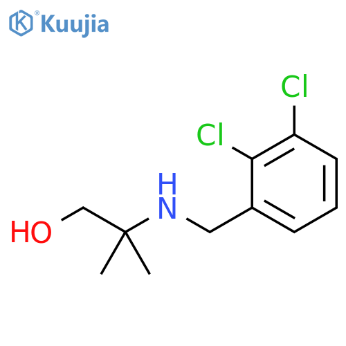 2-{(2,3-dichlorophenyl)methylamino}-2-methylpropan-1-ol structure