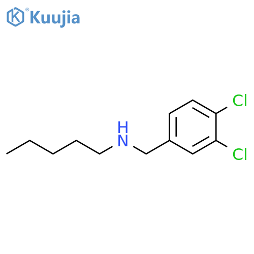 (3,4-dichlorophenyl)methyl(pentyl)amine structure