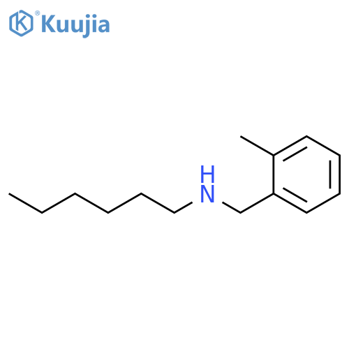 hexyl(2-methylphenyl)methylamine structure