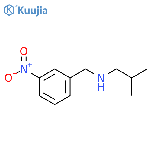 (2-methylpropyl)(3-nitrophenyl)methylamine structure