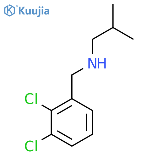 (2,3-dichlorophenyl)methyl(2-methylpropyl)amine structure