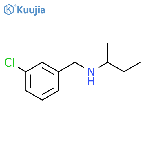 N-(3-Chlorobenzyl)butan-2-amine structure