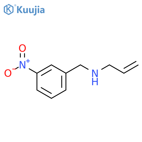 (3-nitrophenyl)methyl(prop-2-en-1-yl)amine structure