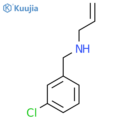 [(3-Chlorophenyl)methyl](prop-2-en-1-yl)amine structure