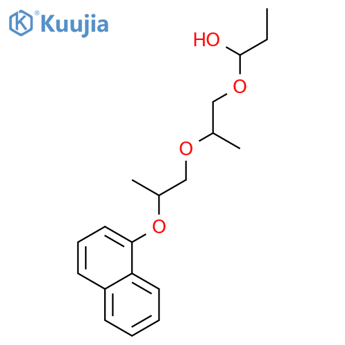 Propanol, [methyl-2-[methyl-2-(1-naphthalenyloxy)ethoxy]ethoxy]- structure