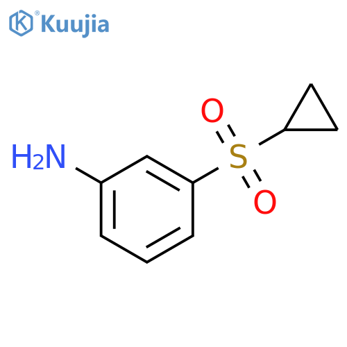 3-(cyclopropanesulfonyl)aniline structure