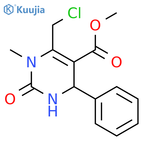 Methyl 6-(Chloromethyl)-1-methyl-2-oxo-4-phenyl-1,2,3,4-tetrahydropyrimidine-5-carboxylate structure