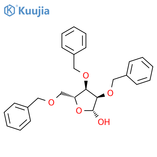 b-D-Ribofuranose,2,3,5-tris-O-(phenylmethyl)- structure
