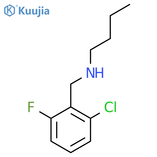butyl(2-chloro-6-fluorophenyl)methylamine structure