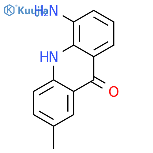 9(10H)-Acridinone,5-amino-2-methyl- structure