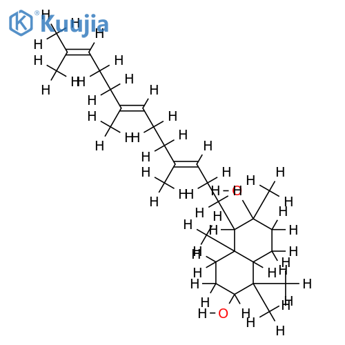 (8R)-3beta,8-dihydroxypolypoda-13E,17E,21-triene structure
