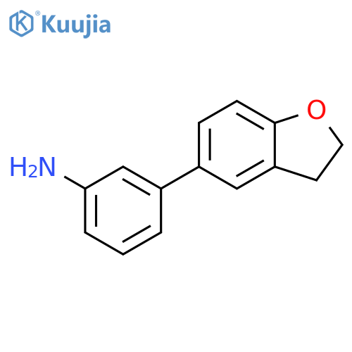 3-(2,3-dihydro-1-benzofuran-5-yl)aniline structure