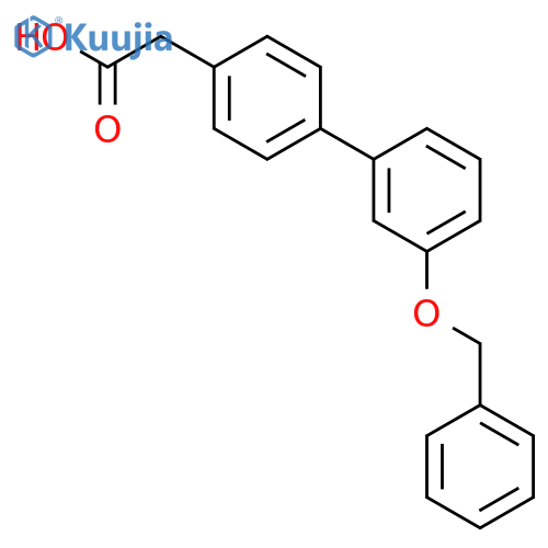 4-3-(Benzyloxy)phenylphenylacetic acid structure