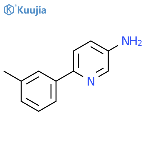 6-(m-Tolyl)pyridin-3-amine structure