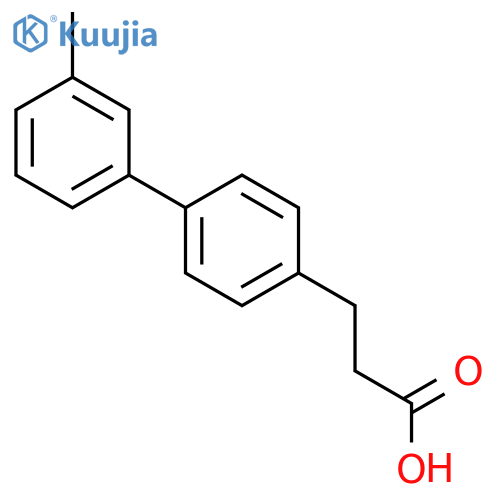 3'-Methyl-biphenyl-4-propanoic acid structure