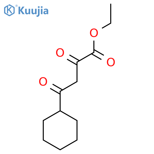 Ethyl 4-cyclohexyl-2,4-dioxobutanoate structure