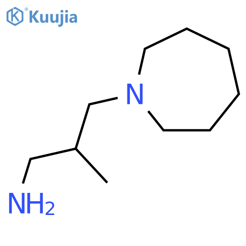 3-Azepan-1-yl-2-methyl-propylamine structure