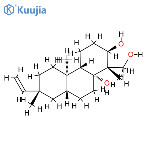 (1S,4aα,8aα)-7β-Ethenyltetradecahydro-1β-(hydroxymethyl)-1,4bβ,7-trimethyl-2α,10aβ-phenanthrenediol structure