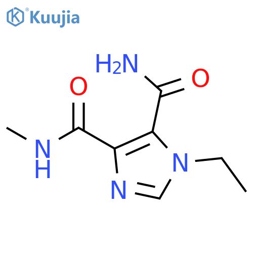 1H-Imidazole-4,5-dicarboxamide, 1-ethyl-N4-methyl- structure
