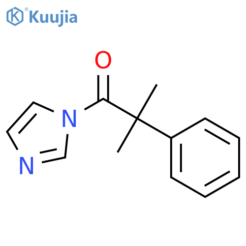 1H-Imidazole, 1-(2-methyl-1-oxo-2-phenylpropyl)- structure
