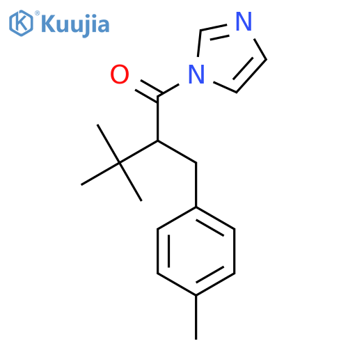 1-(1H-imidazol-1-yl)-3,3-dimethyl-2-(4-methylbenzyl)butan-1-one structure