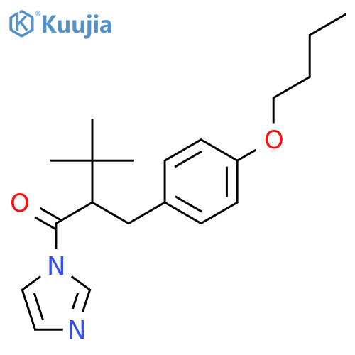 1H-Imidazole, 1-[2-[(4-butoxyphenyl)methyl]-3,3-dimethyl-1-oxobutyl]- structure