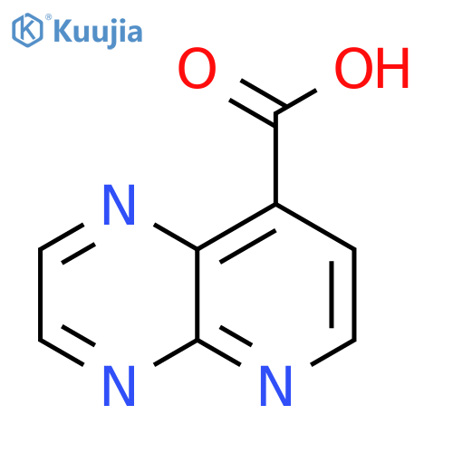 Pyrido[2,3-b]pyrazine-8-carboxylic acid structure