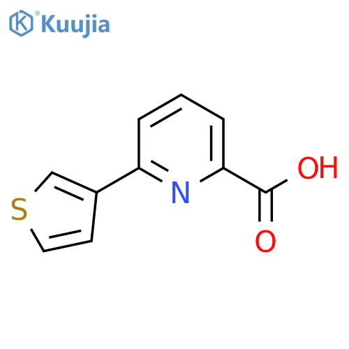 6-(Thiophen-3-yl)picolinic acid structure