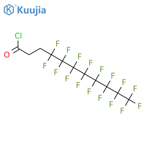 Undecanoyl chloride,4,4,5,5,6,6,7,7,8,8,9,9,10,10,11,11,11-heptadecafluoro- structure