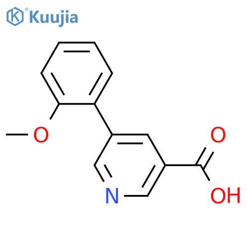 5-(2-Methoxyphenyl)nicotinic acid structure