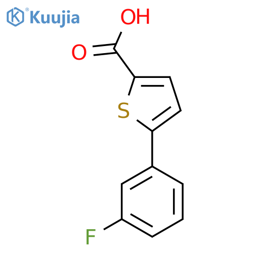 5-(3-Fluorophenyl)thiophene-2-carboxylic acid structure