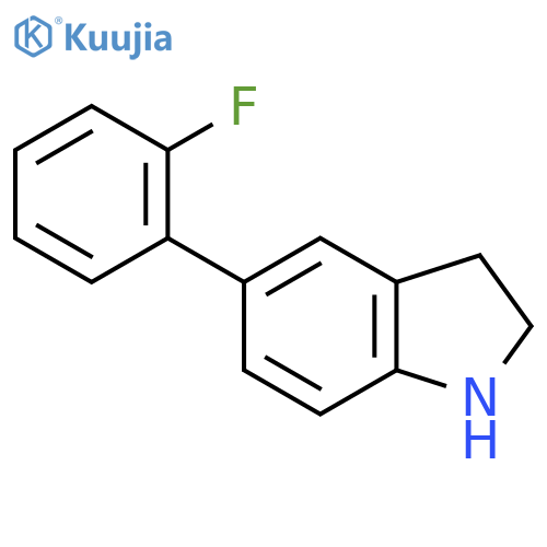 5-(2-Fluorophenyl)indoline structure