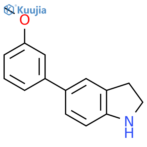5-(3-Methoxyphenyl)indoline structure