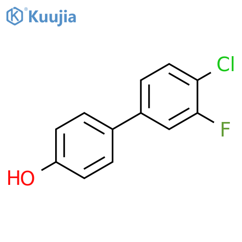 4'-Chloro-3'-fluoro[1,1'-biphenyl]-4-ol structure