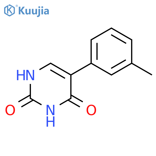 2,4(1H,3H)-Pyrimidinedione, 5-(3-methylphenyl)- structure