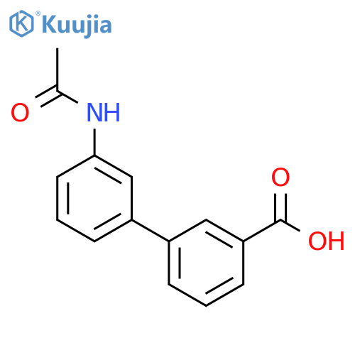 3'-Acetamidobiphenyl-3-carboxylic acid structure