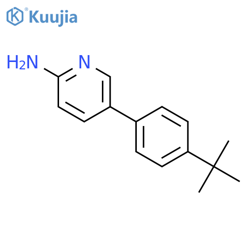 5-(4-(tert-Butyl)phenyl)pyridin-2-amine structure