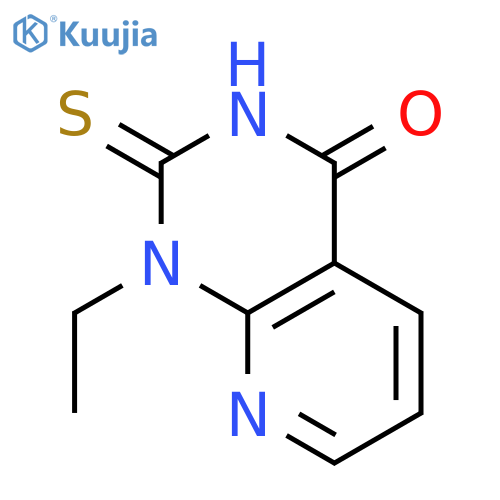 Pyrido[2,3-d]pyrimidin-4(1H)-one, 1-ethyl-2,3-dihydro-2-thioxo- structure