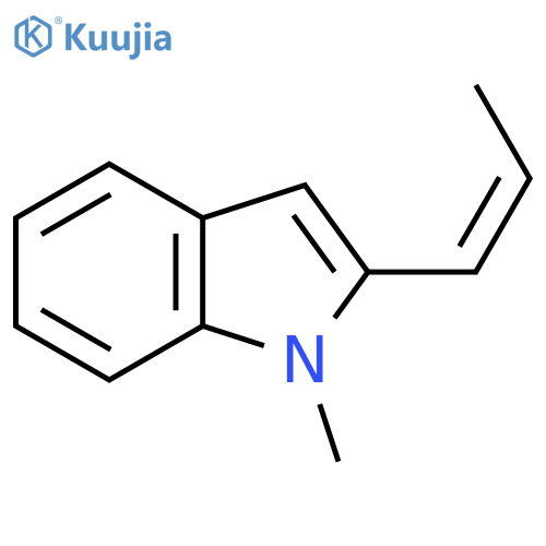 1-Methyl-2-[(Z)-prop-1-enyl]indole structure