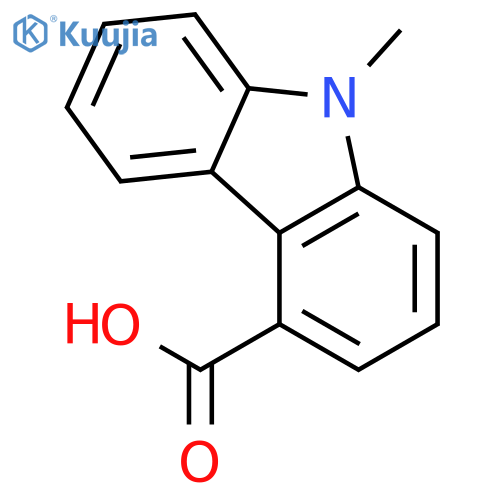 9H-Carbazole-4-carboxylic acid, 9-methyl- structure
