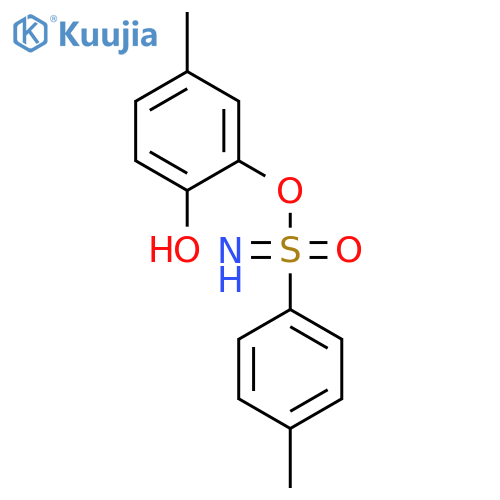 Benzenesulfonimidic acid, 4-methyl-, 2-hydroxy-5-methylphenyl ester structure